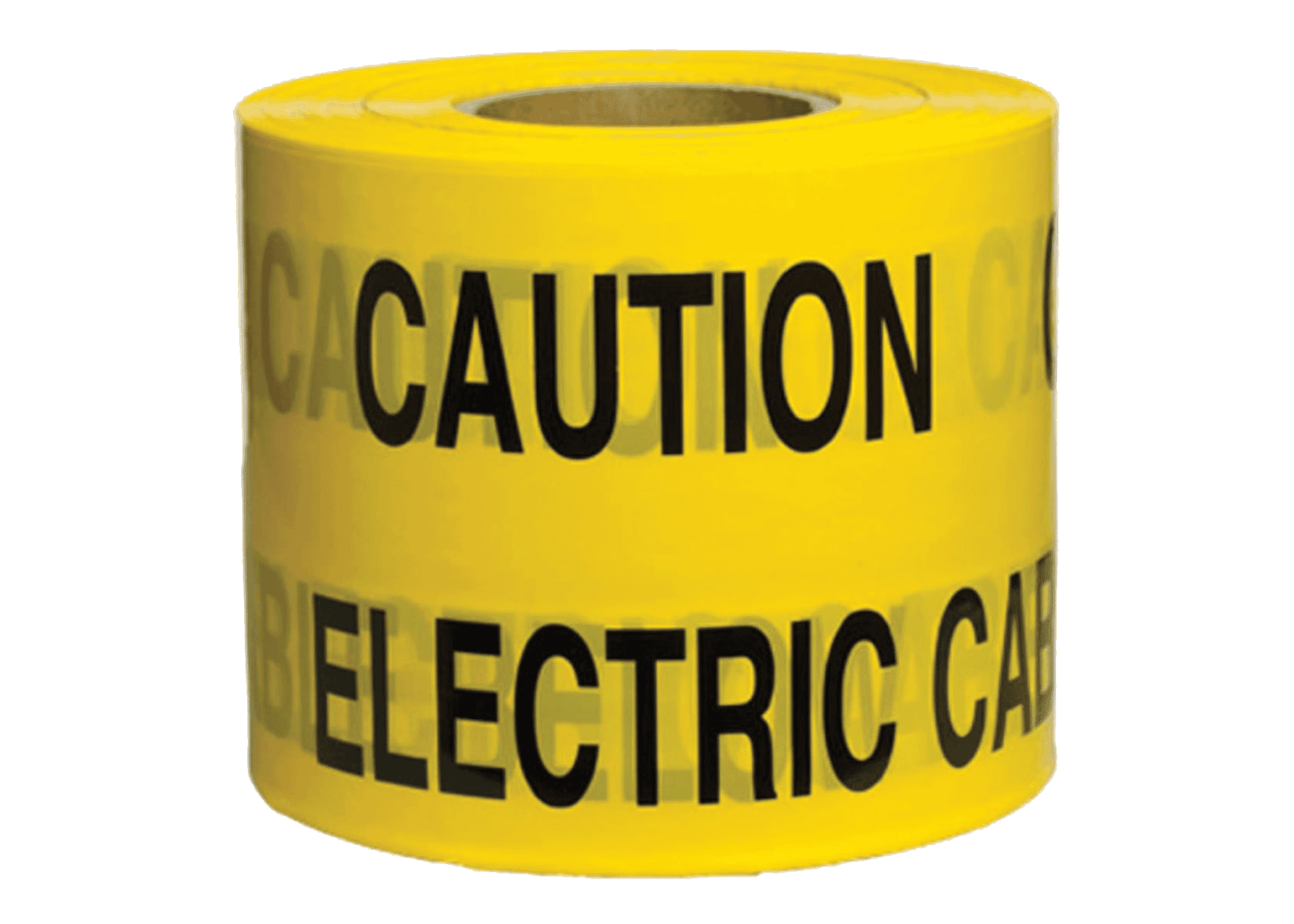 Yellow and Black Underground Cable or Ducting Hazzard Warning Tape